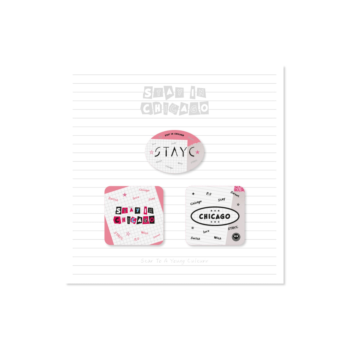 STAYC - 04 magnet set / 2022 stay in chicago pop-up store