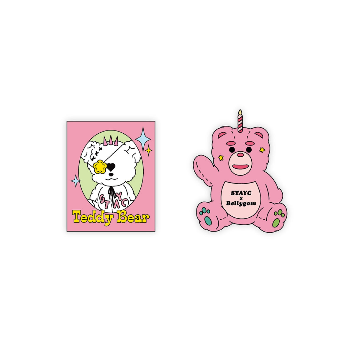 STAYC - badge / teddy bear pop-up house md