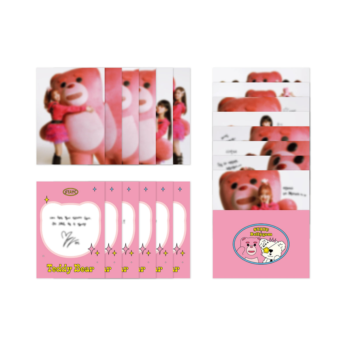 STAYC - mini poster set / teddy bear pop-up house md