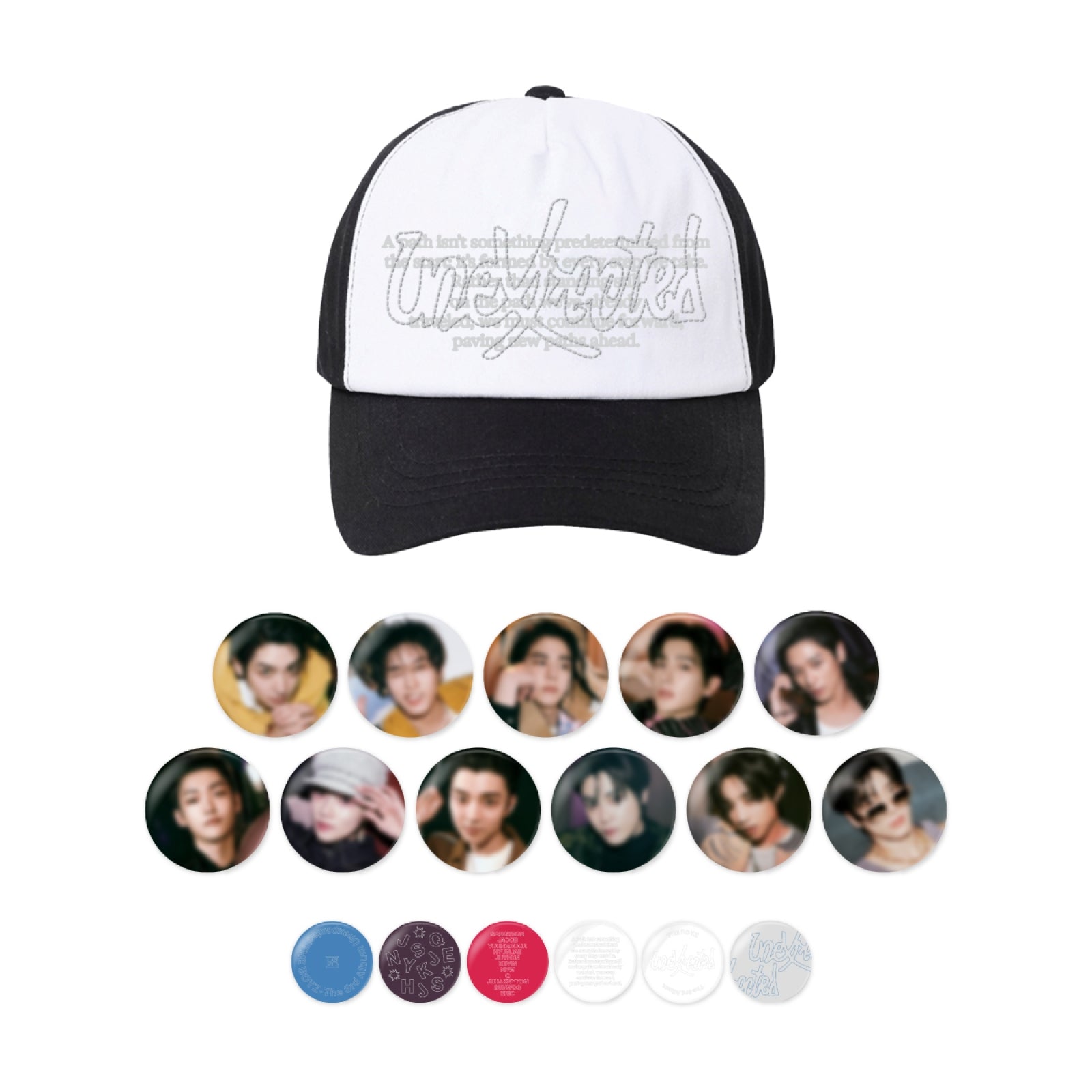 THE BOYZ - 02 ball cap&pin button set / the 3rd album &