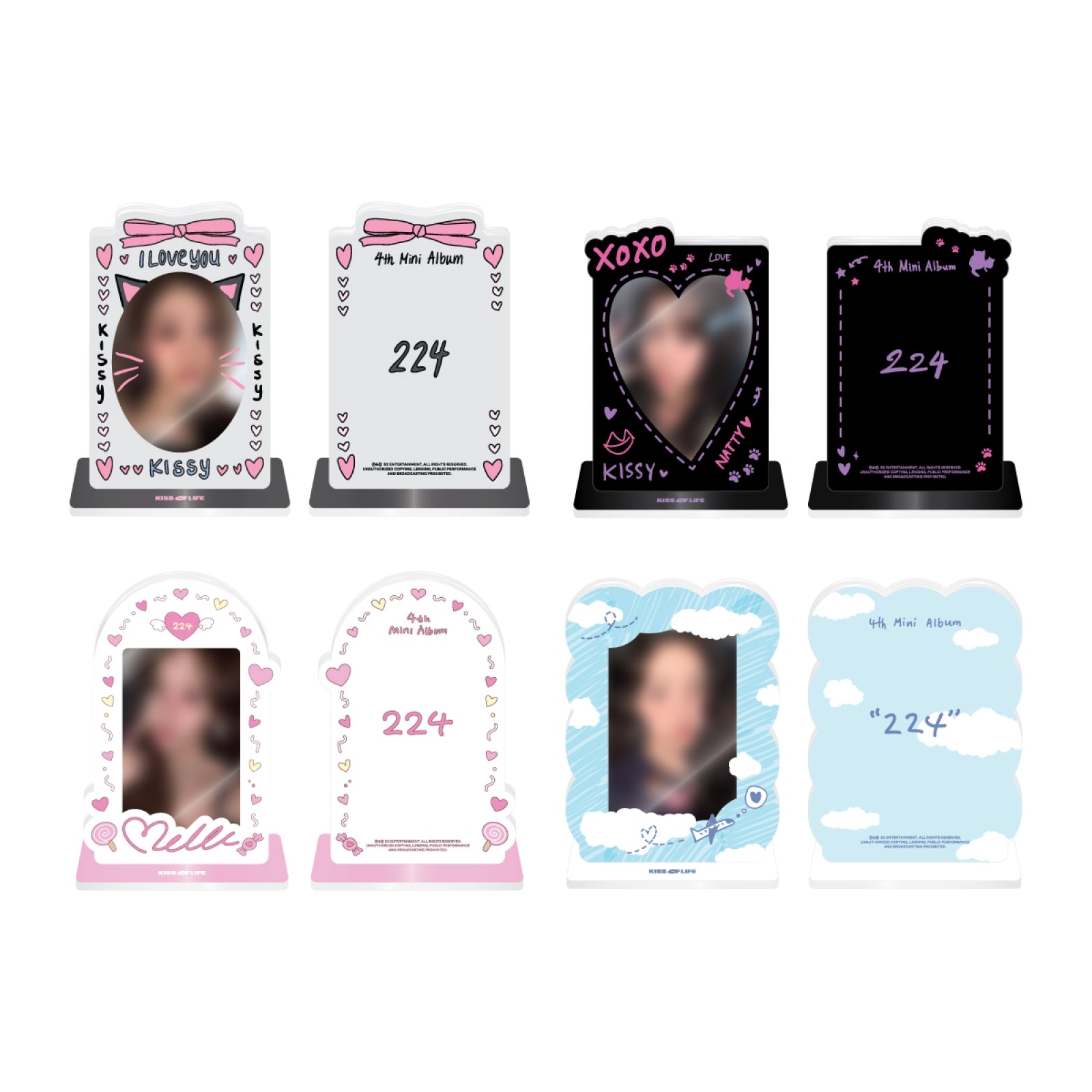 KISS OF LIFE - 04 acrylic photo stand / 4th mini album pop-up store md 1