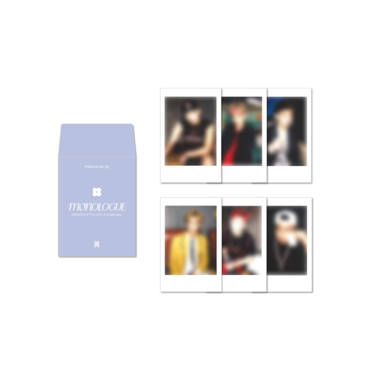 MONSTA X - monsta x pop-up monologue polaroid set 1