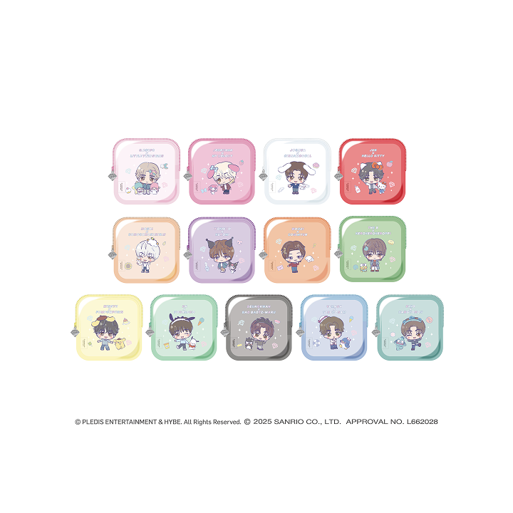 SEVENTEEN - square pouch 1