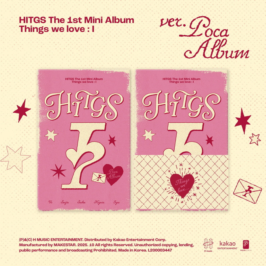 HITGS - Things we love : I (1st Mini Album)