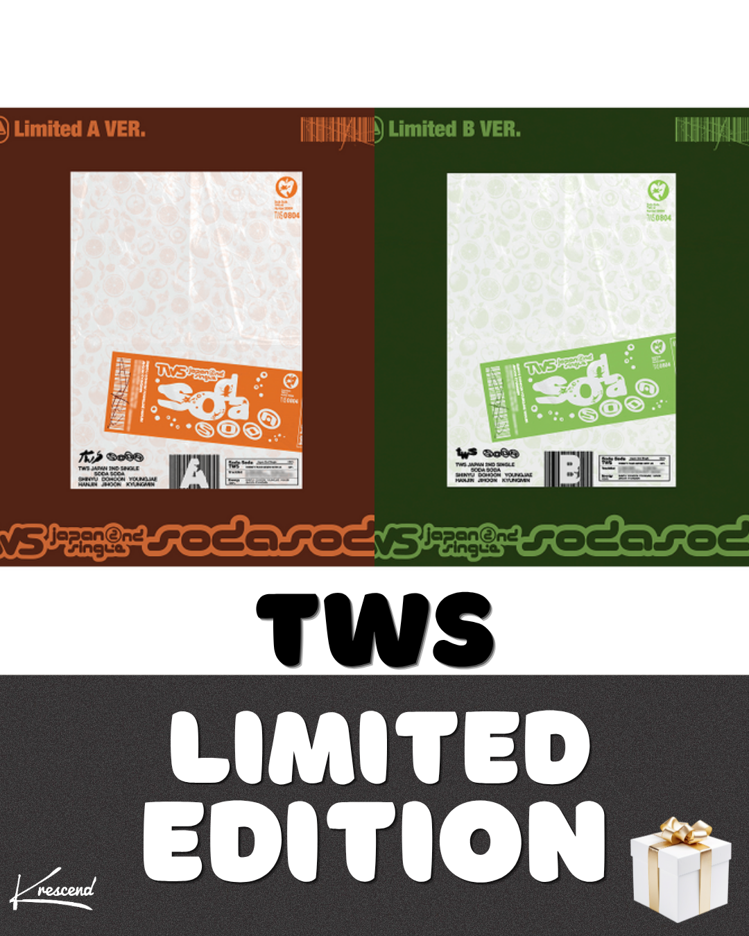 Tws - soda soda (japan 2nd single) [limited edition ver.] – Krescend