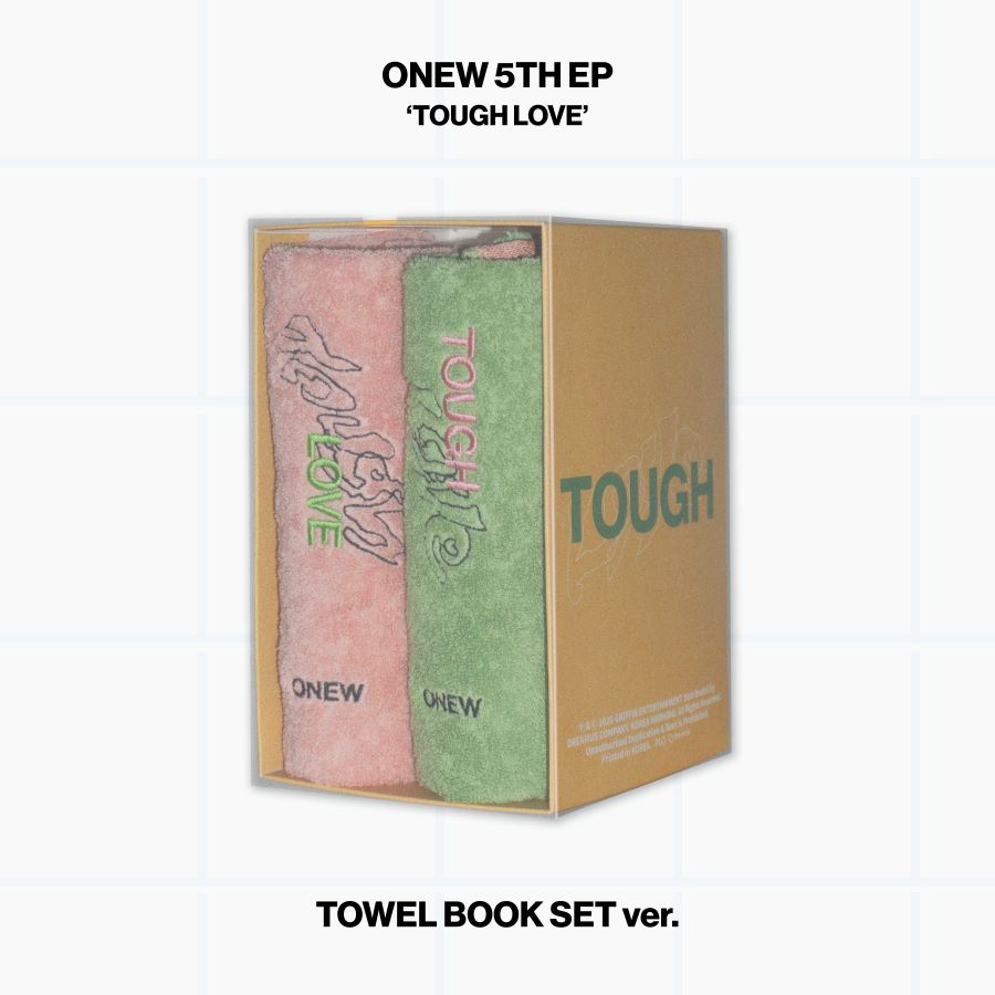 TOWEL BOOK SET Ver. ONEW - TOUGH LOVE Mini Album Vol.5