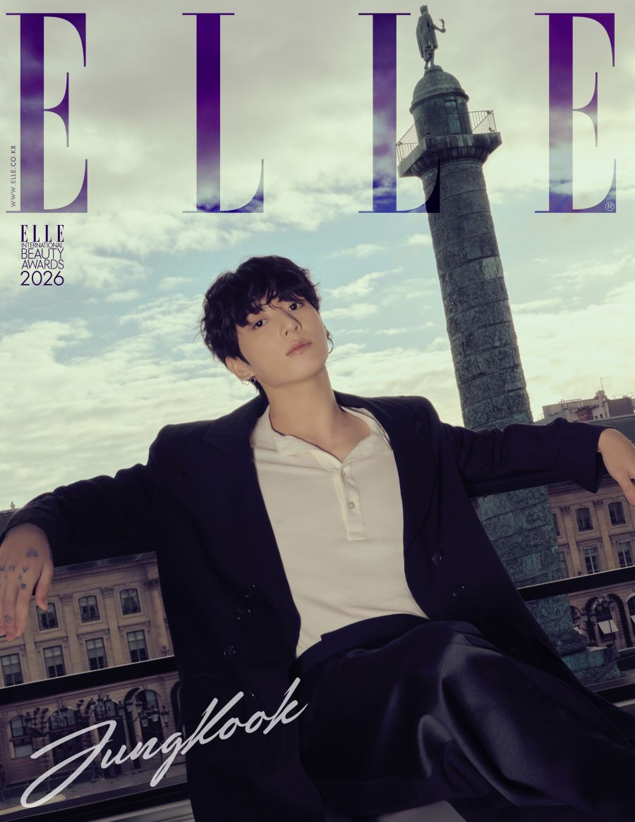 ELLE Korea January 2026 Issue Cover: JUNGKOOK (F Ver)