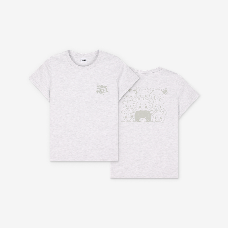 TWICE - t-shirt (gray) the thrill 1