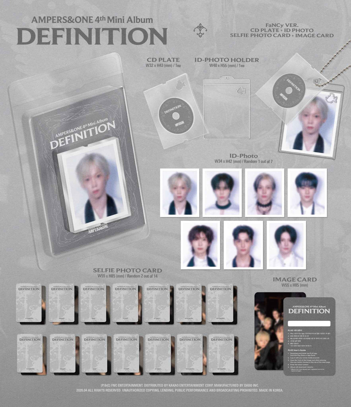 AMPERS&ONE DEFINITION (4th Mini Album) (FaNCy Ver.)