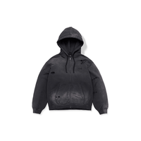 BTS - zip-up hoodie (charcoal) 1