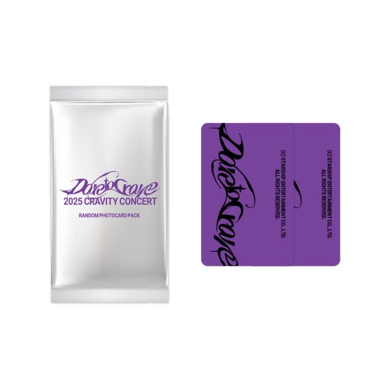 CRAVITY - 2025 cravity concert dare to crave - random photocard pack 1
