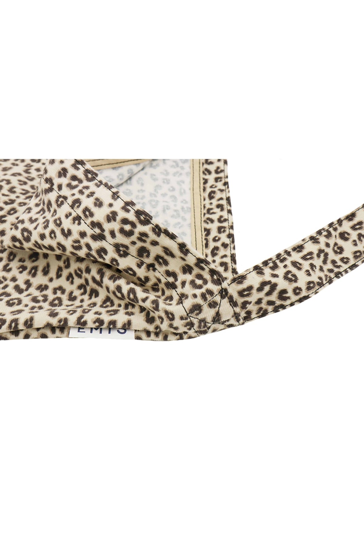 EMIS - leopard corduroy eco bag-cream 4