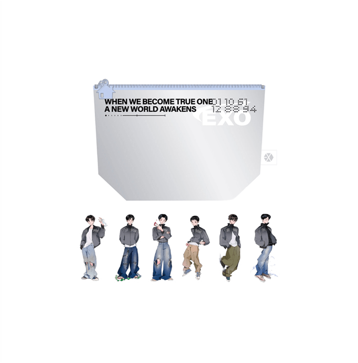 exo - pouch + sticker set 1