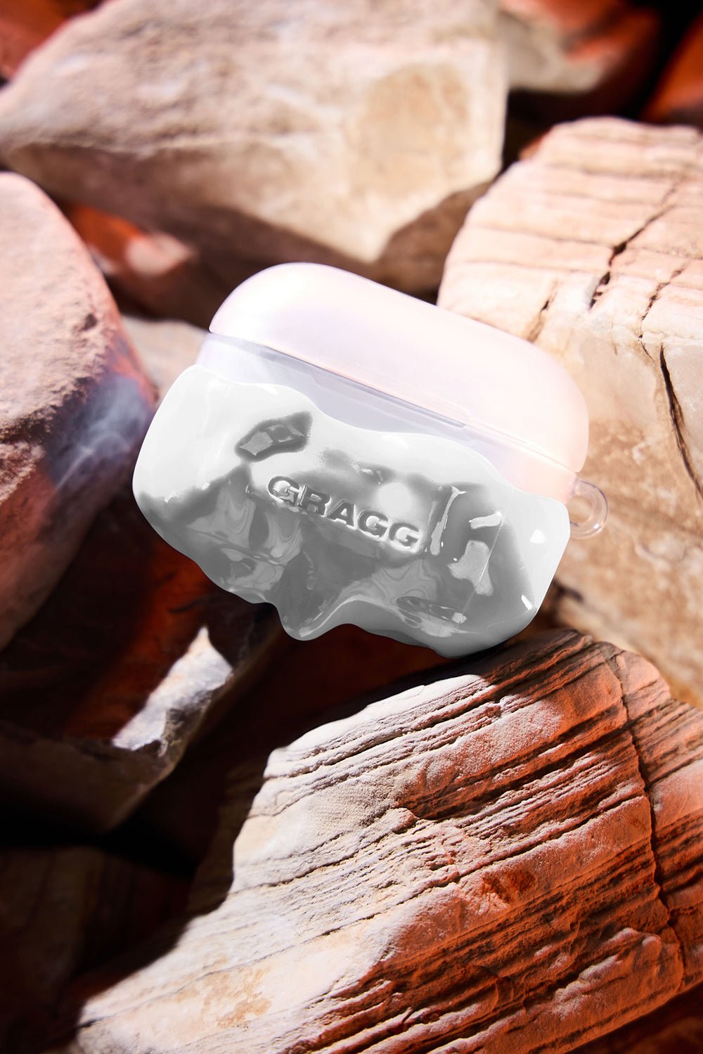 GRAGG (AIR PODS 2ND) - double layers case - ivory 5