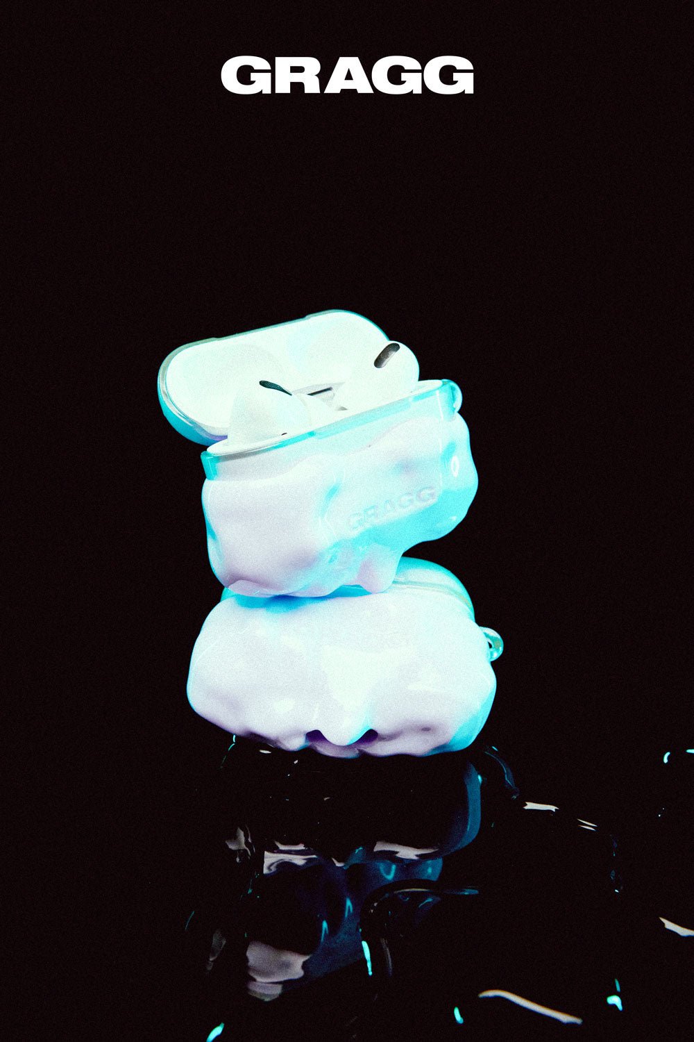 GRAGG (AIR PODS 2ND) - double layers case - light purple 6