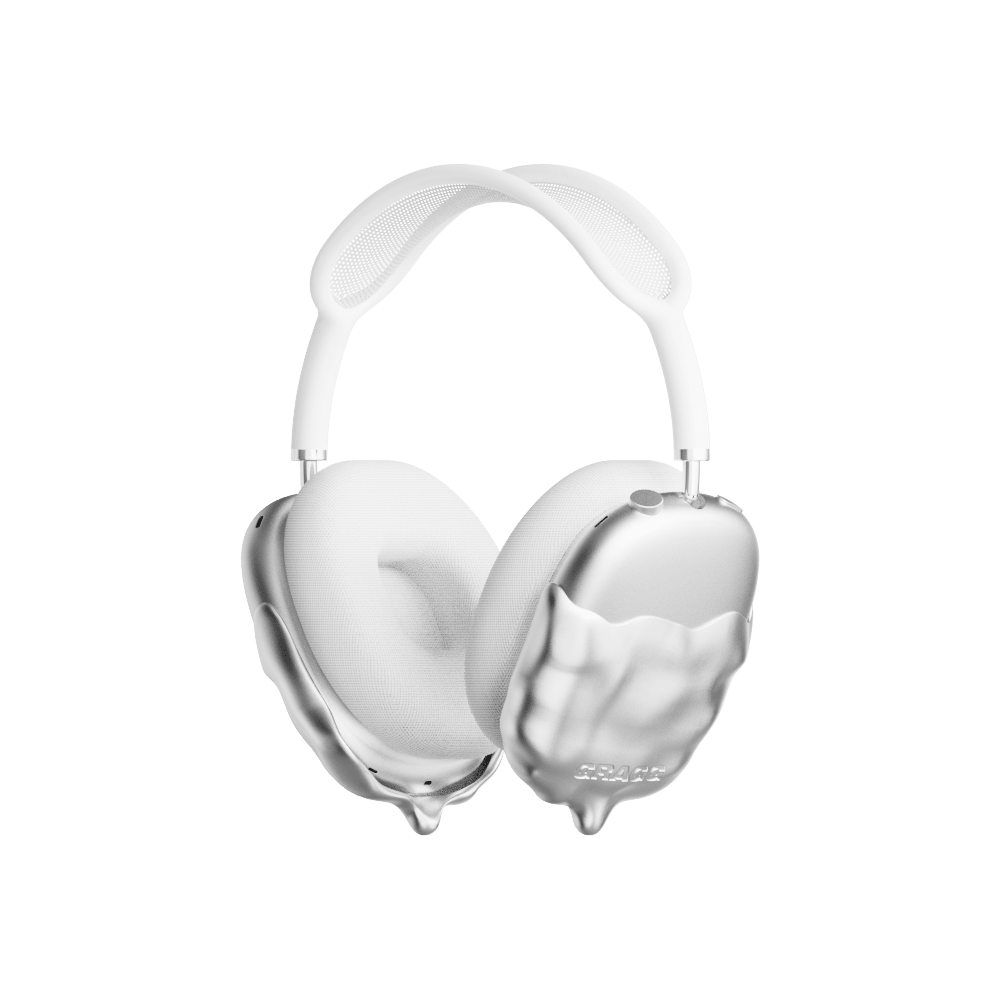 GRAGG (AIR PODS MAX) - double layers case - chrome 2