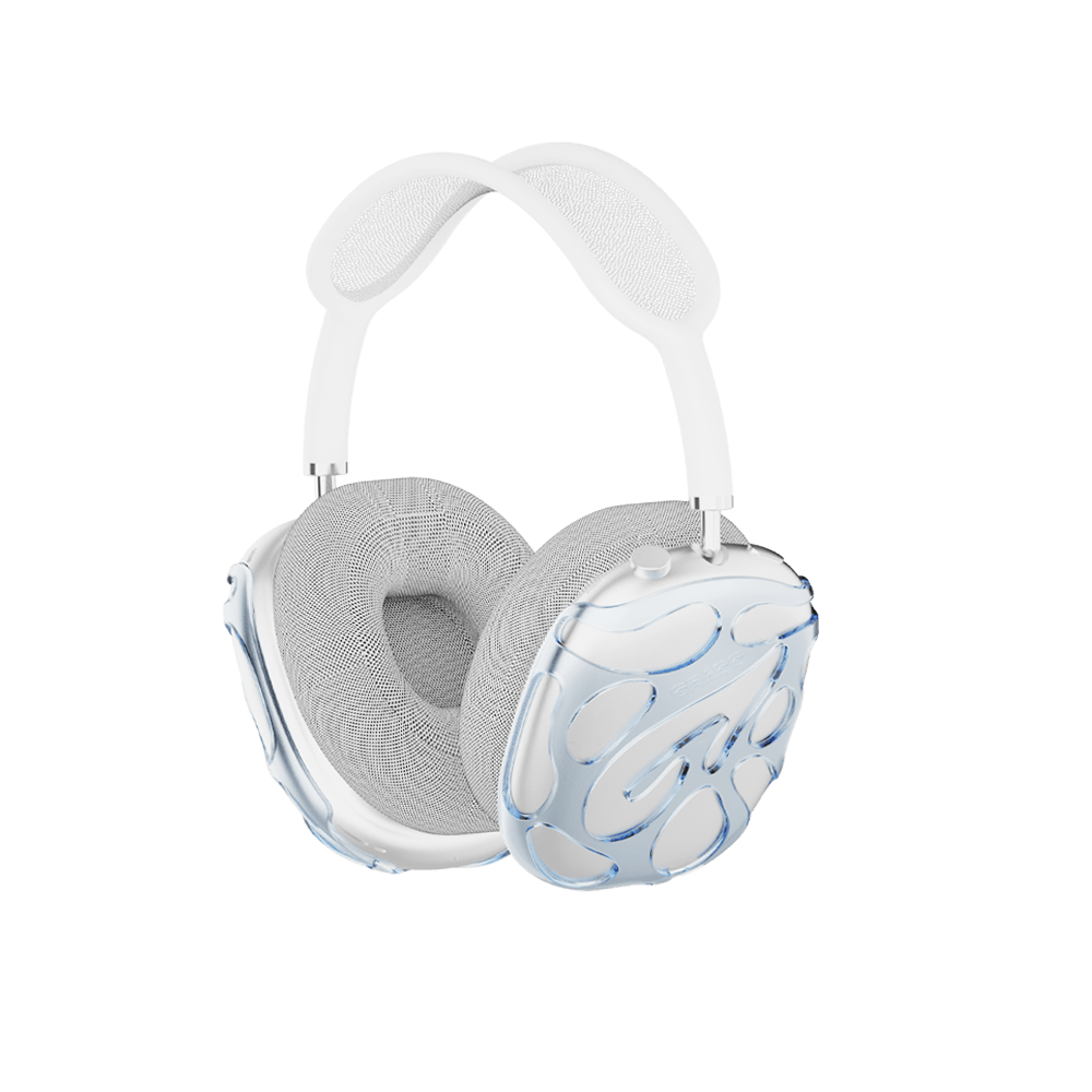 GRAGG (AIR PODS MAX) - web layers case - clear blue 15