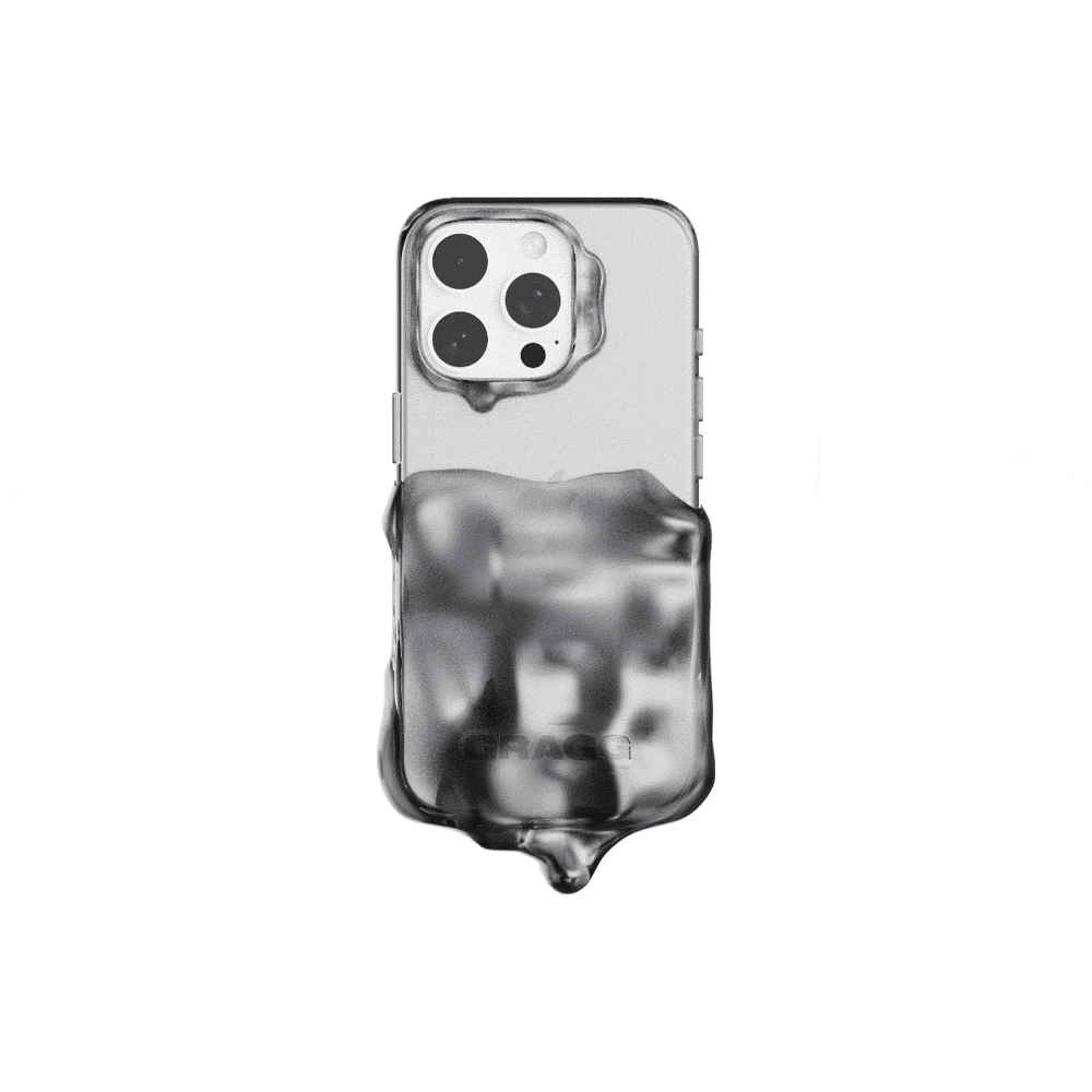 GRAGG (SHAPE CASE) - double layers case - clear black 3
