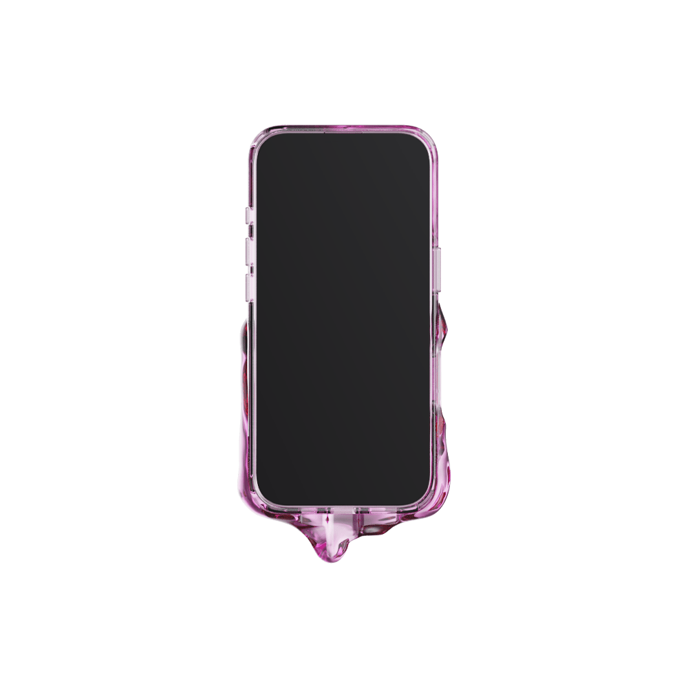 GRAGG (SHAPE CASE) - double layers case - clear pink 5