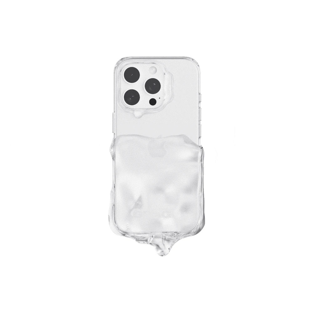 GRAGG (SHAPE CASE) - double layers case - clear 3
