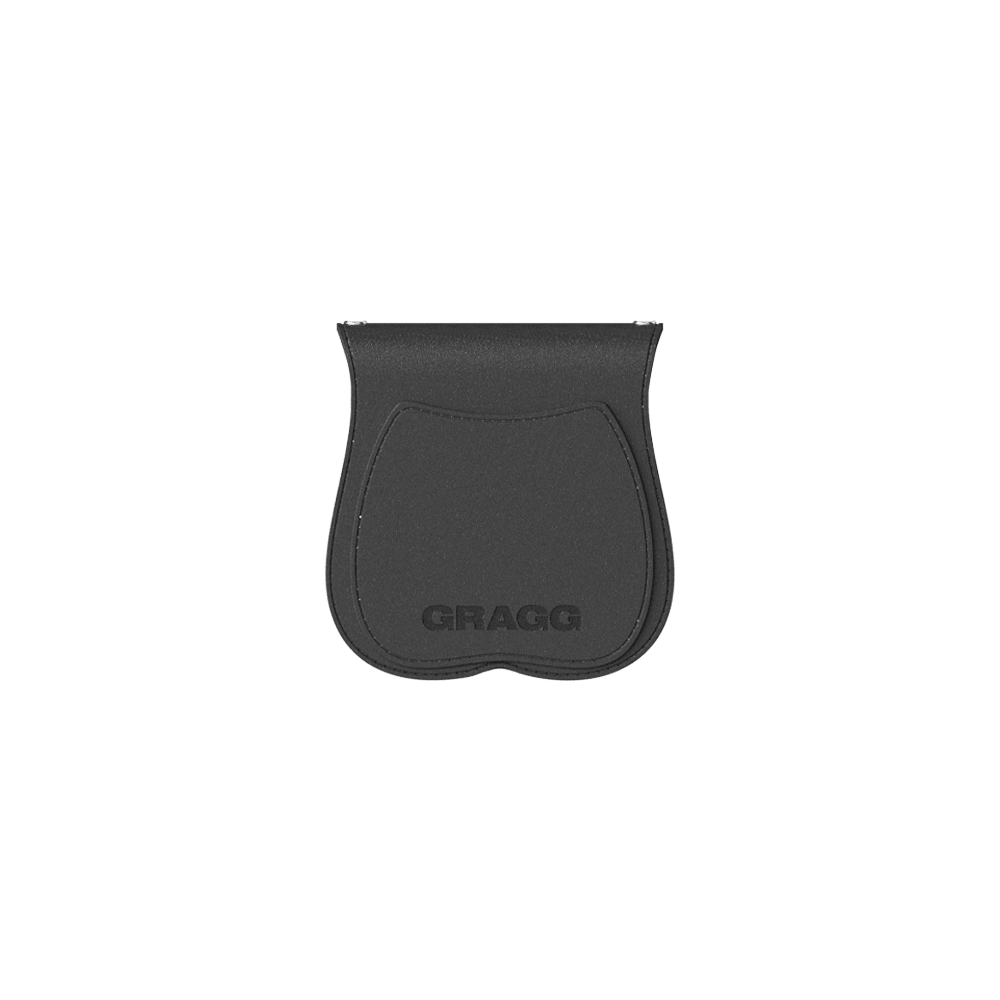 GRAGG (SHAPE CASE) - layered ribbon case - black 4