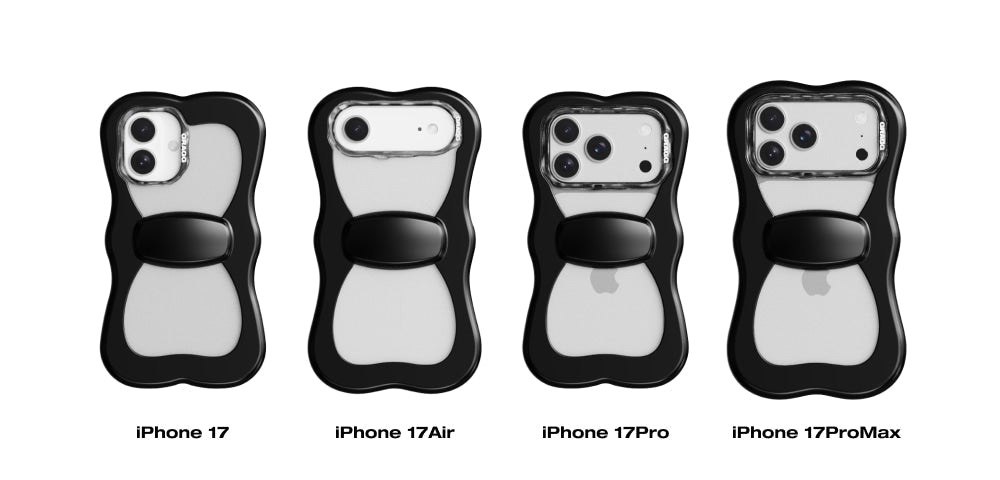 GRAGG (SHAPE CASE) - layered ribbon case - black 6