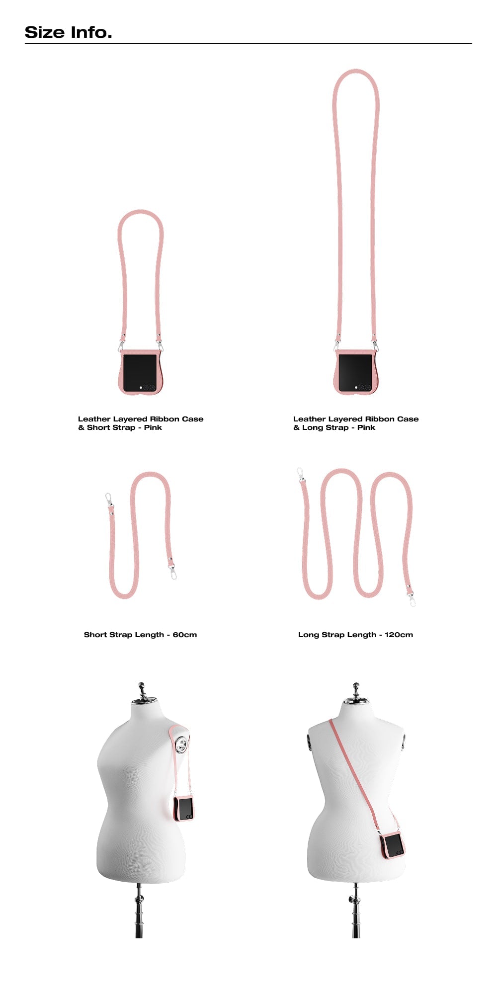 GRAGG (SHAPE CASE) - layered ribbon case - light pink 7