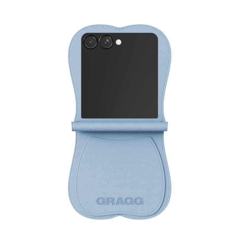 GRAGG (SHAPE CASE) - layered ribbon case - sky blue 12