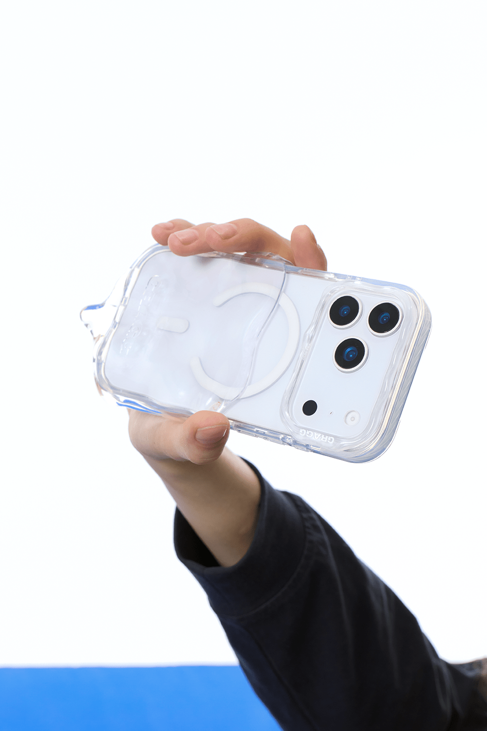 GRAGG (SHAPE CASE) - magsafe double layers case - clear 11