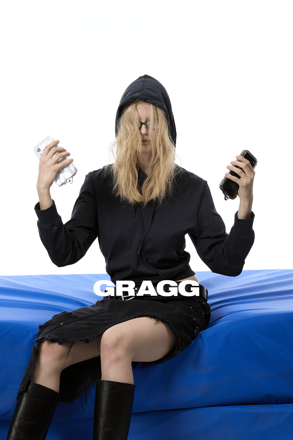 GRAGG (SHAPE CASE) - magsafe double layers case - clear 8