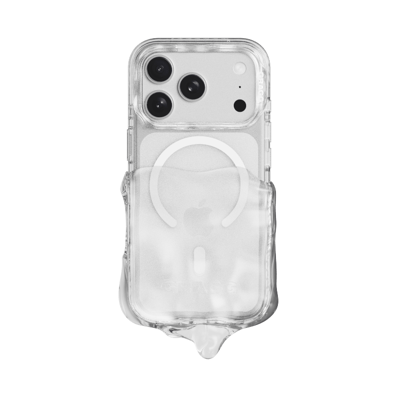 GRAGG (SHAPE CASE) - magsafe double layers case - clear 2