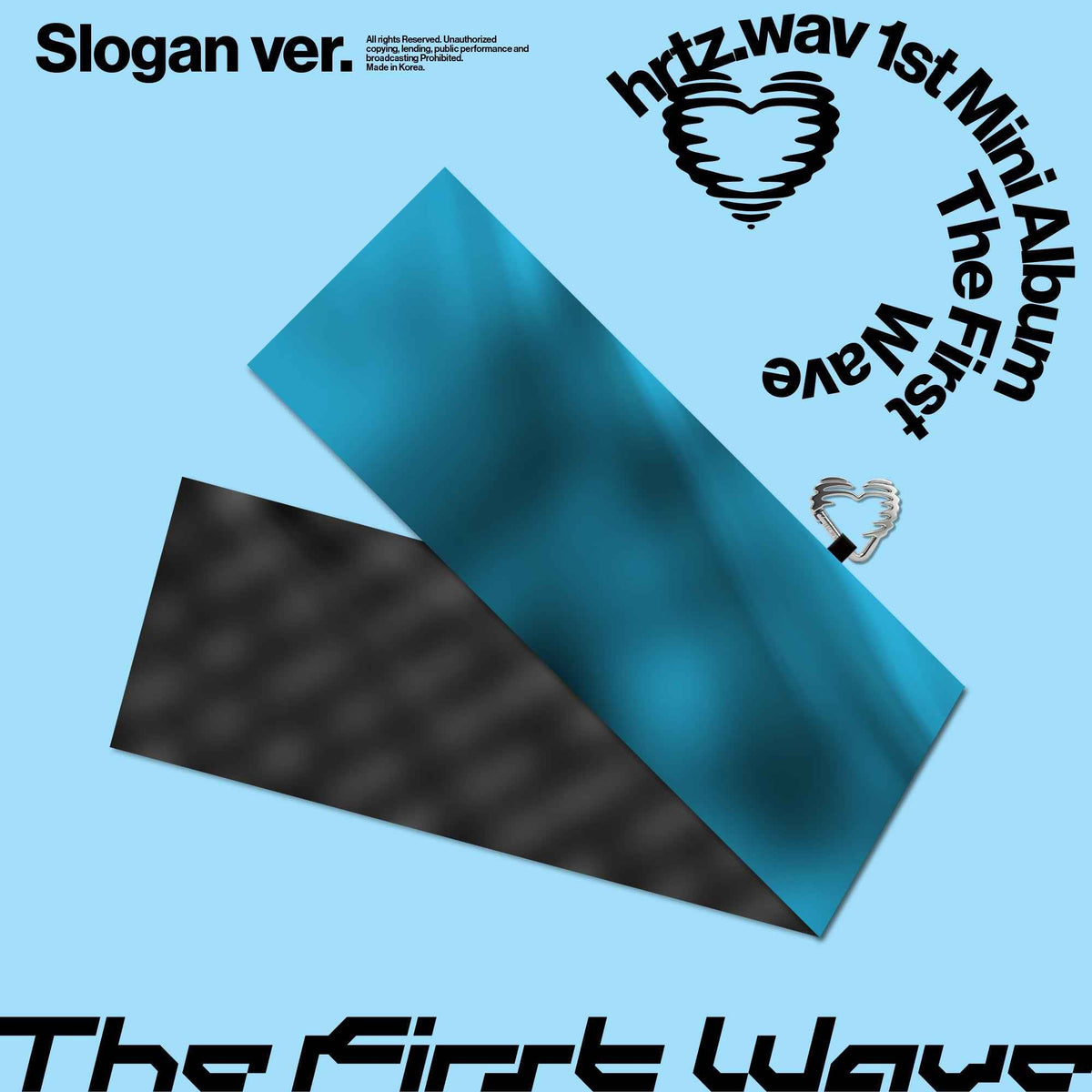 HRTZ.WAV The First Wave (1st Mini Album) (Slogan Ver. / Limited Edition)