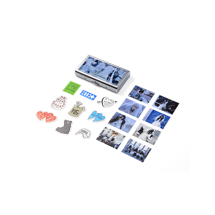 ILLIT - tin case & sticker set 1