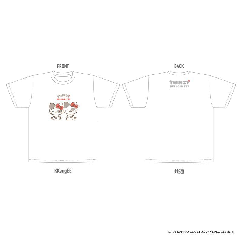 ITZY - t-shirt - twinzy×hello kitty 1