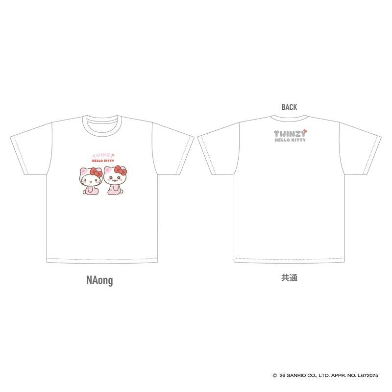 ITZY - t-shirt - twinzy×hello kitty 5