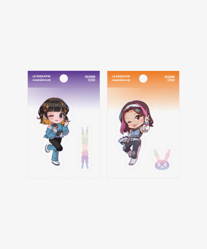 LE SSERAFIM - hologram sticker sd ver. 1