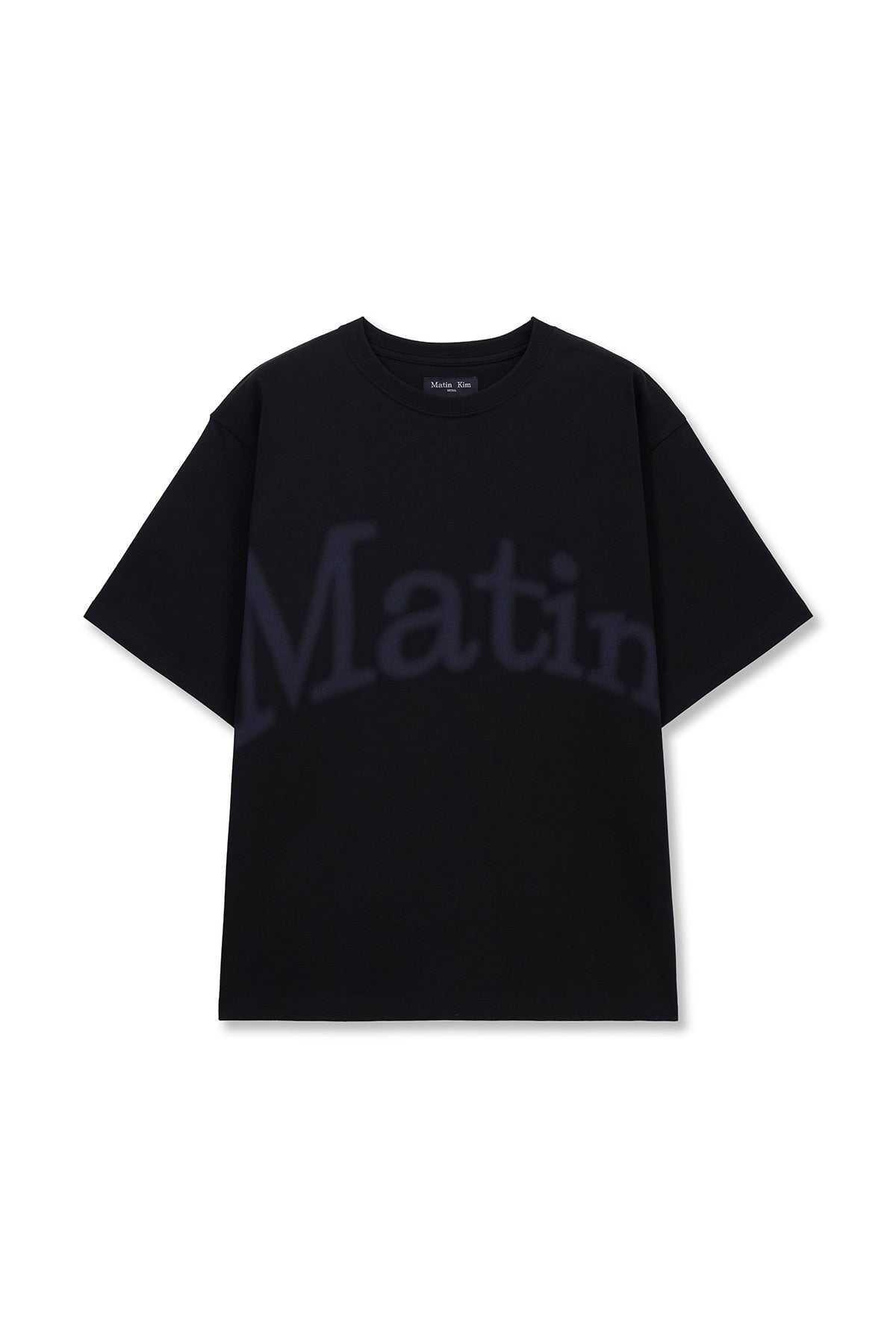MATIN KIM - big arch logo top for men in black 2