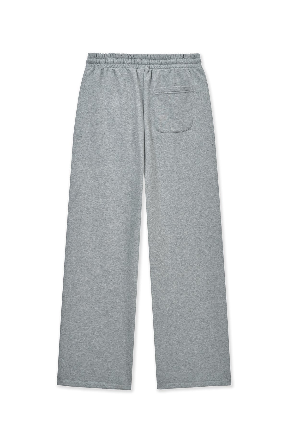 MATIN KIM - essential logo sweatpants in grey 3