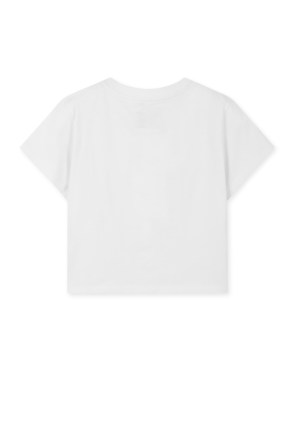 MATIN KIM - logo crop top in white 3