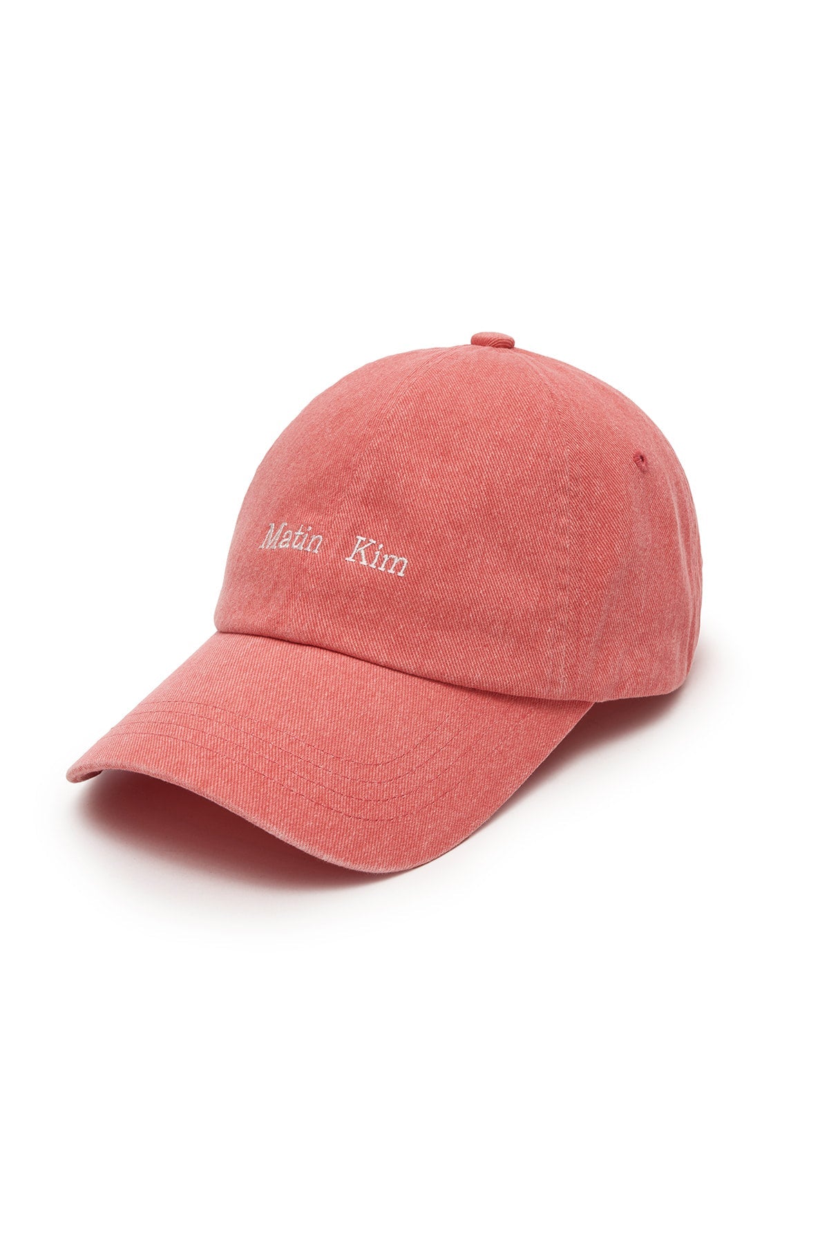 MATIN KIM - matin mini classic logo ball cap in light orange 2