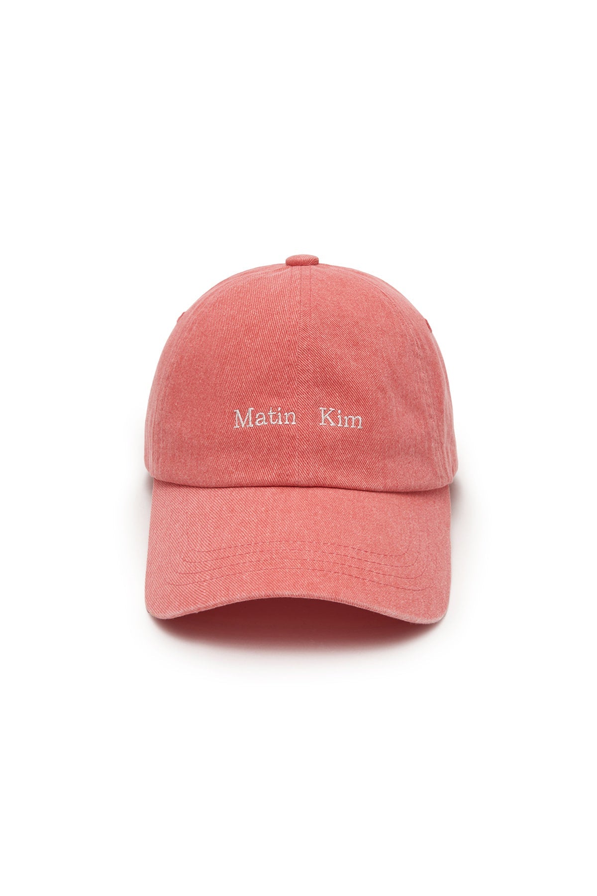 MATIN KIM - matin mini classic logo ball cap in light orange 5