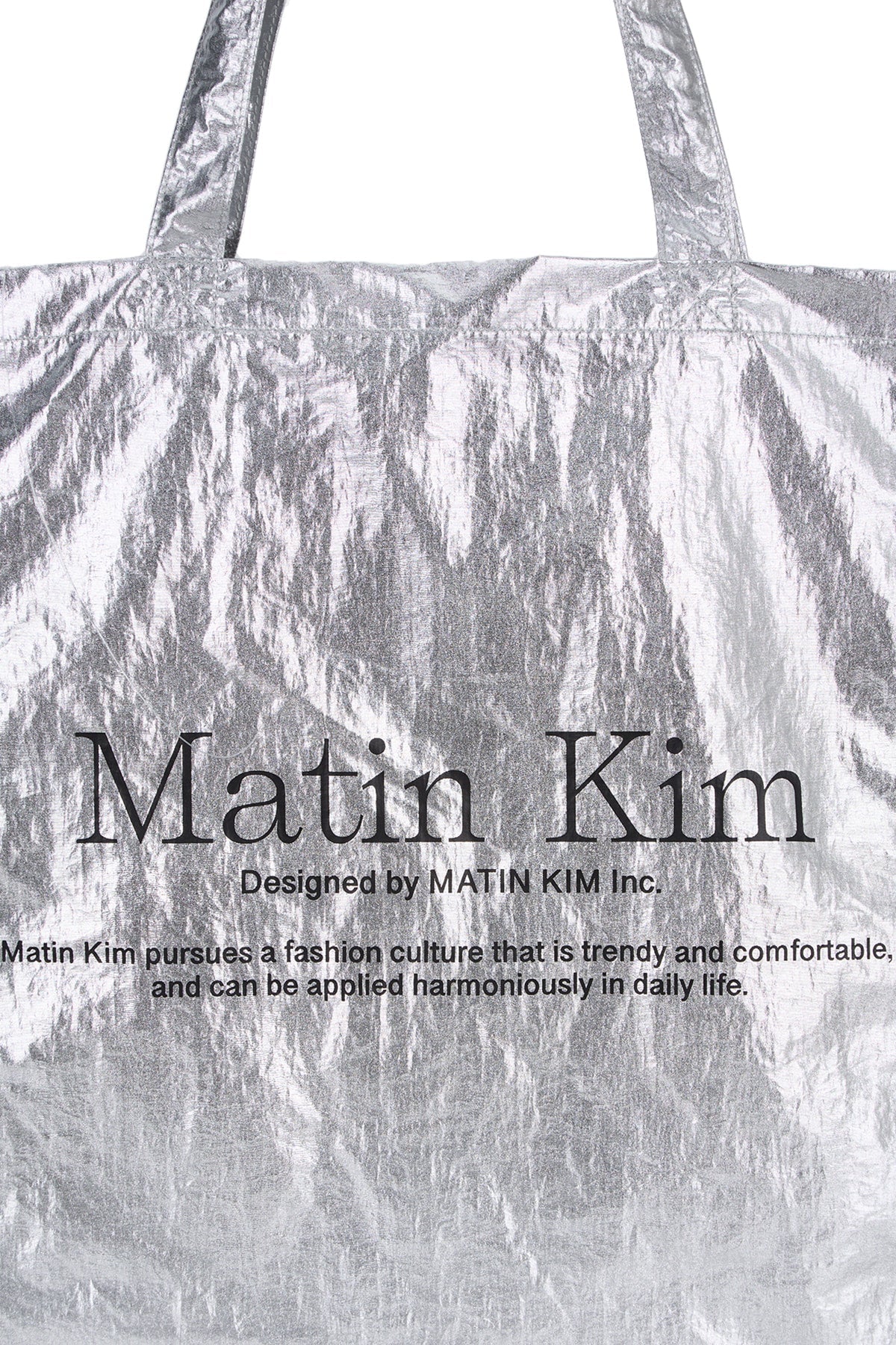 MATIN KIM - matin palette ecobag in silver 3
