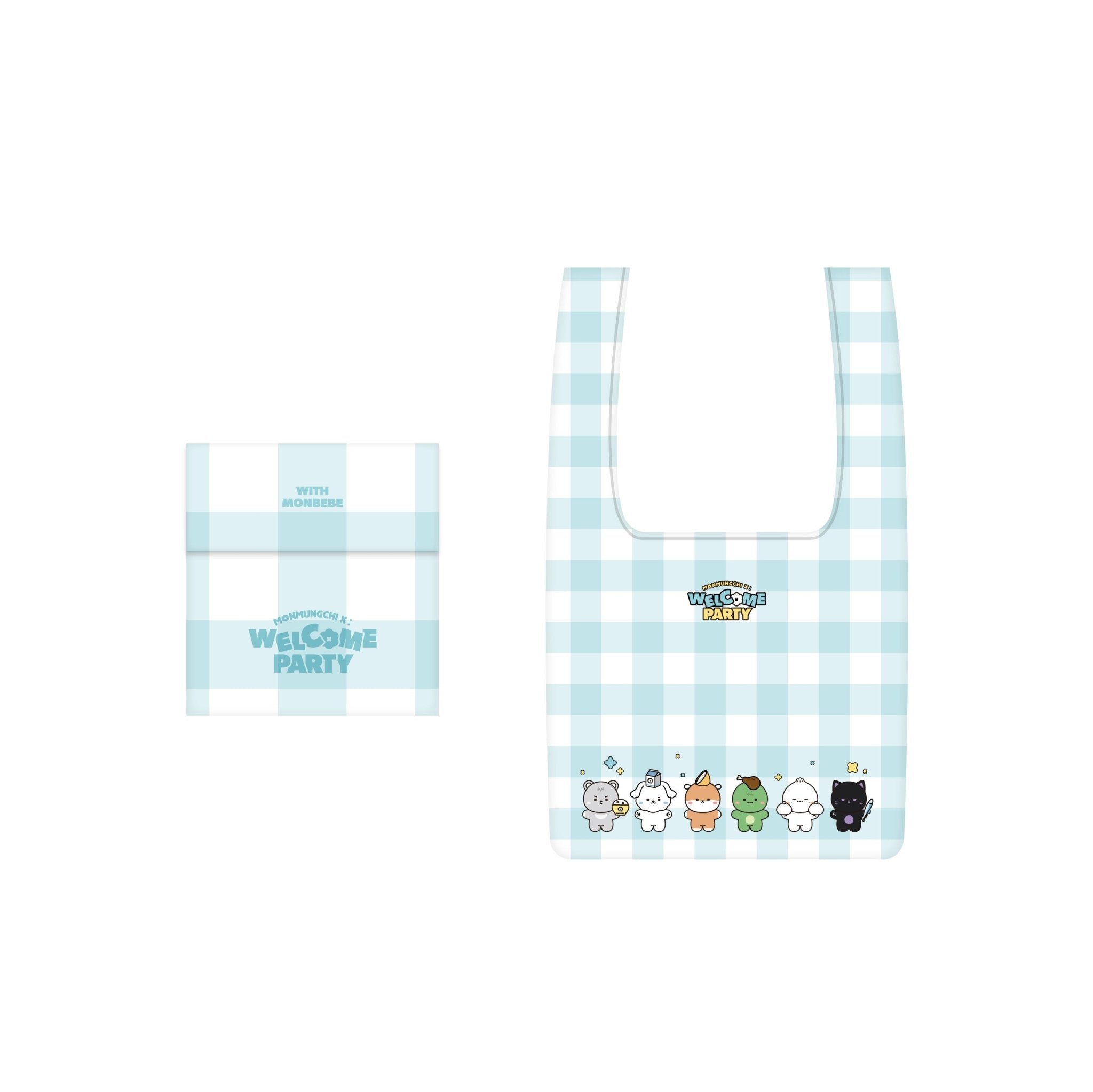 MONSTA X - monsta x pop-up store monmungchi x welcome party pocket reusable bag 1