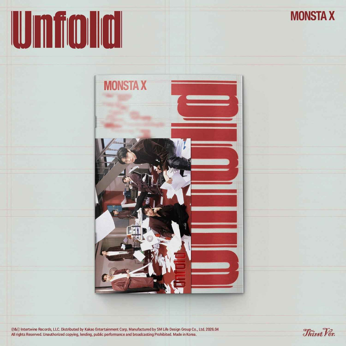 MONSTA X Unfold (US Full Album) (Thirst Ver.)