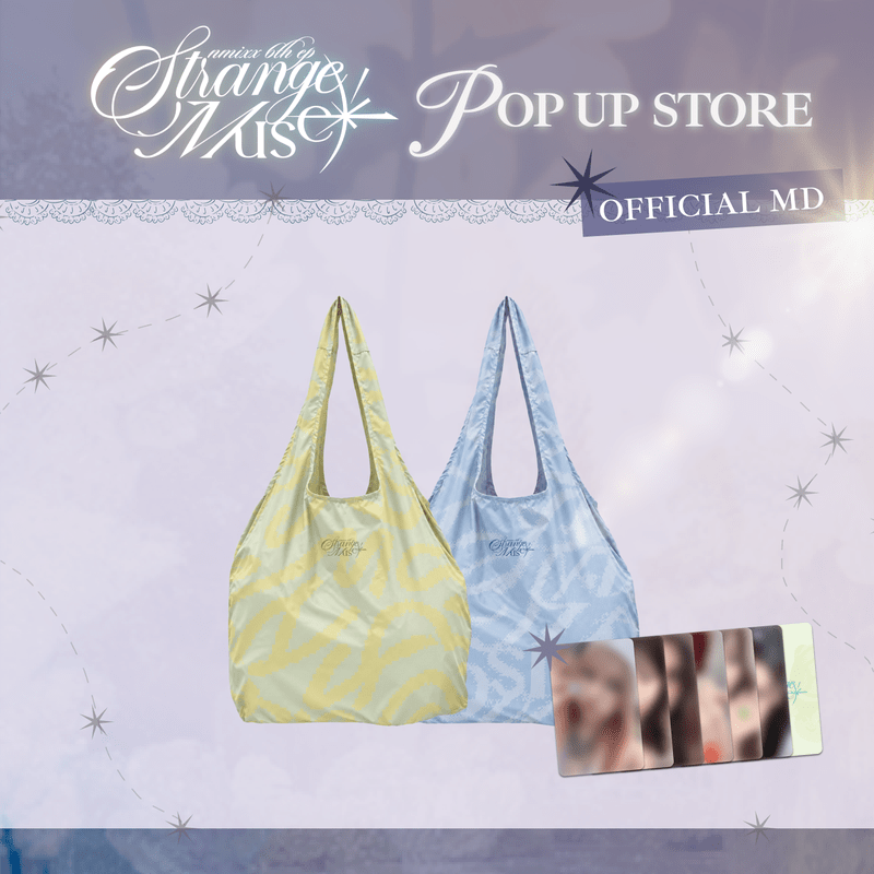 NMIXX - packable tote bag - strange muse 1