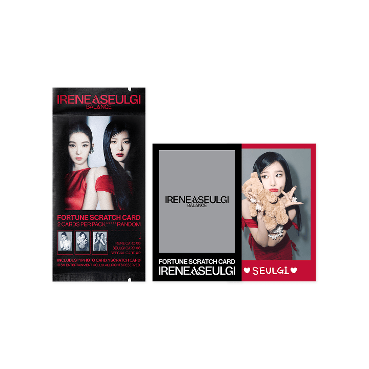 Red velvet - fortune scratch card set 1