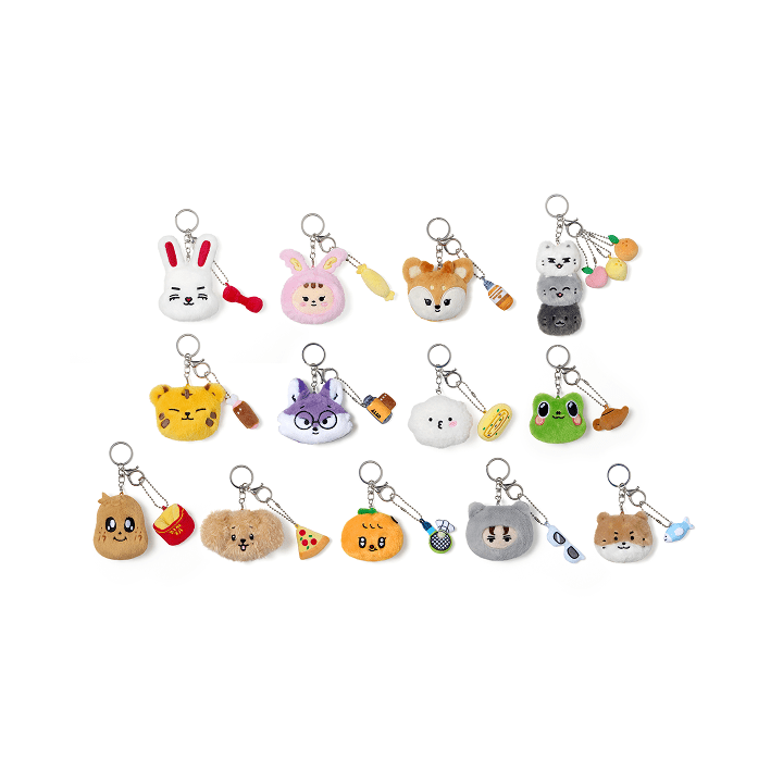 Seventeen - face plush keyring 1