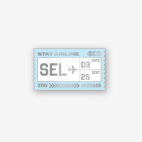 STRAY KIDS - metal badge seoul ver. - skzoo everywhere all around the world 1