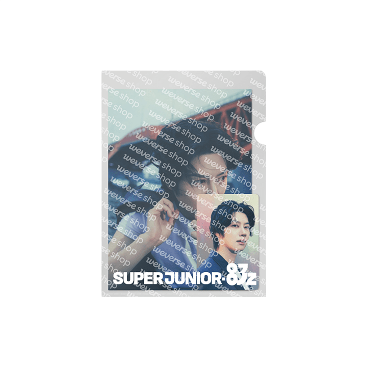 Super junior - postcard + hologram photo card set 1