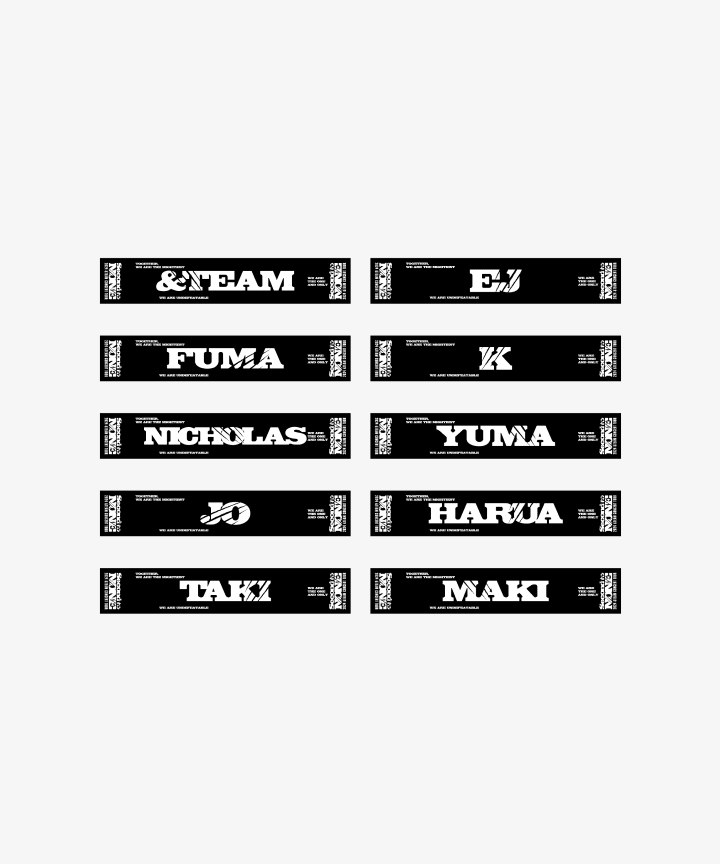 &TEAM - slogan towel 1